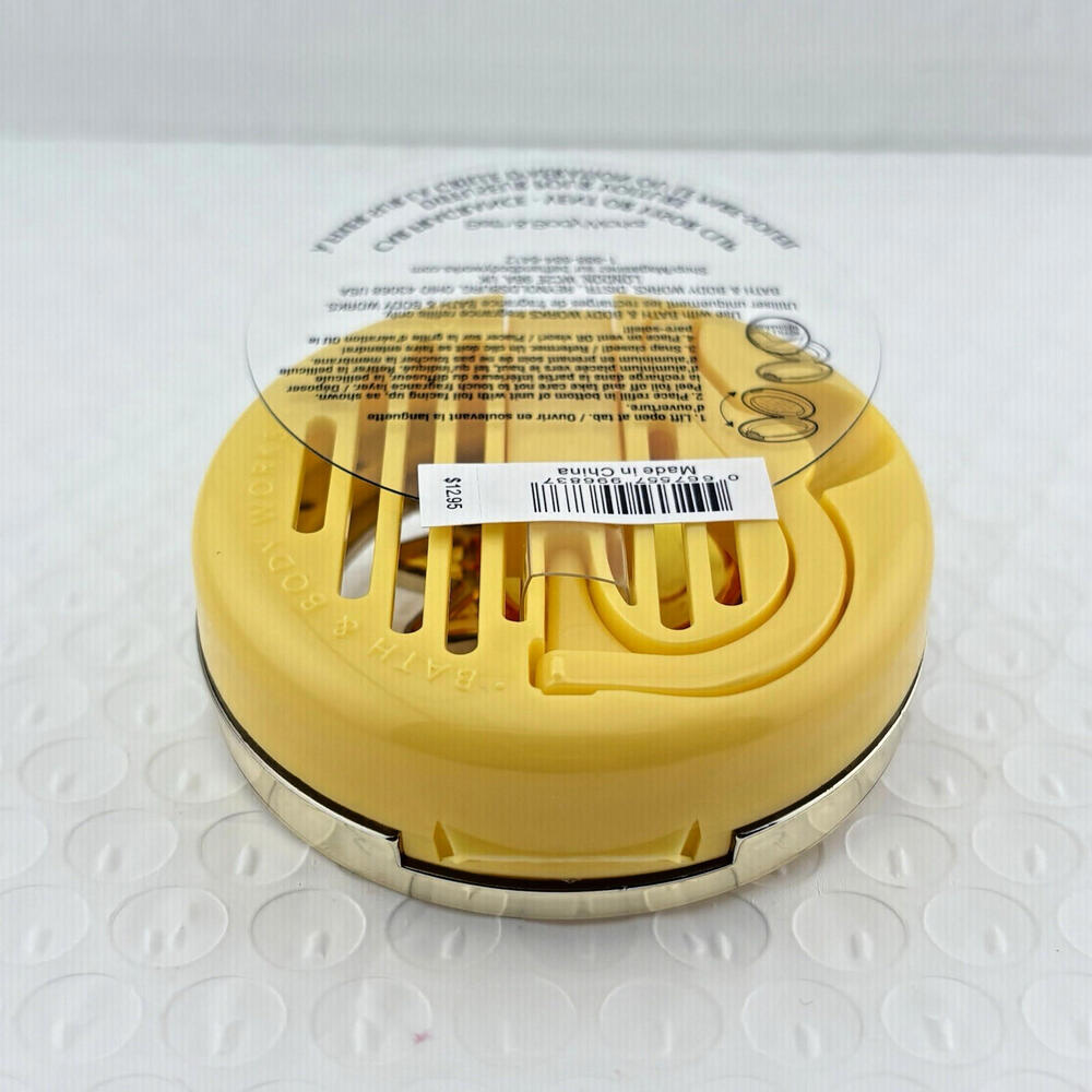 Bath & Body Works Yellow Sun Pattern Car Fragrance Holder Clip NEW‎ - Picture 2 of 4